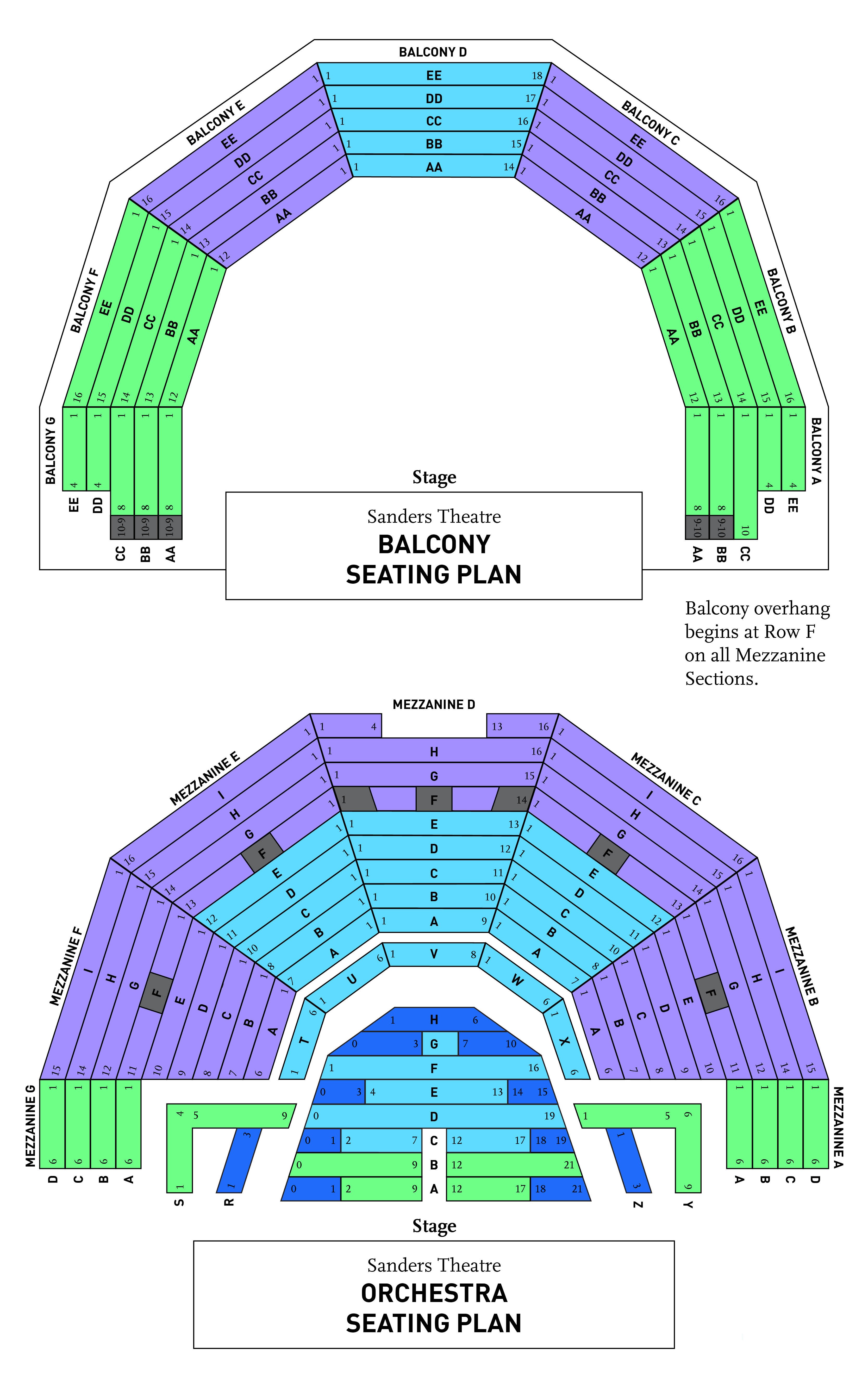 BPYO Venue Seating Charts